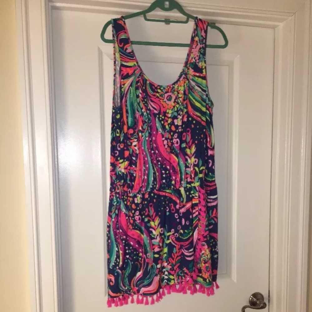 Euc Lilly Pulitzer Romper Size XL